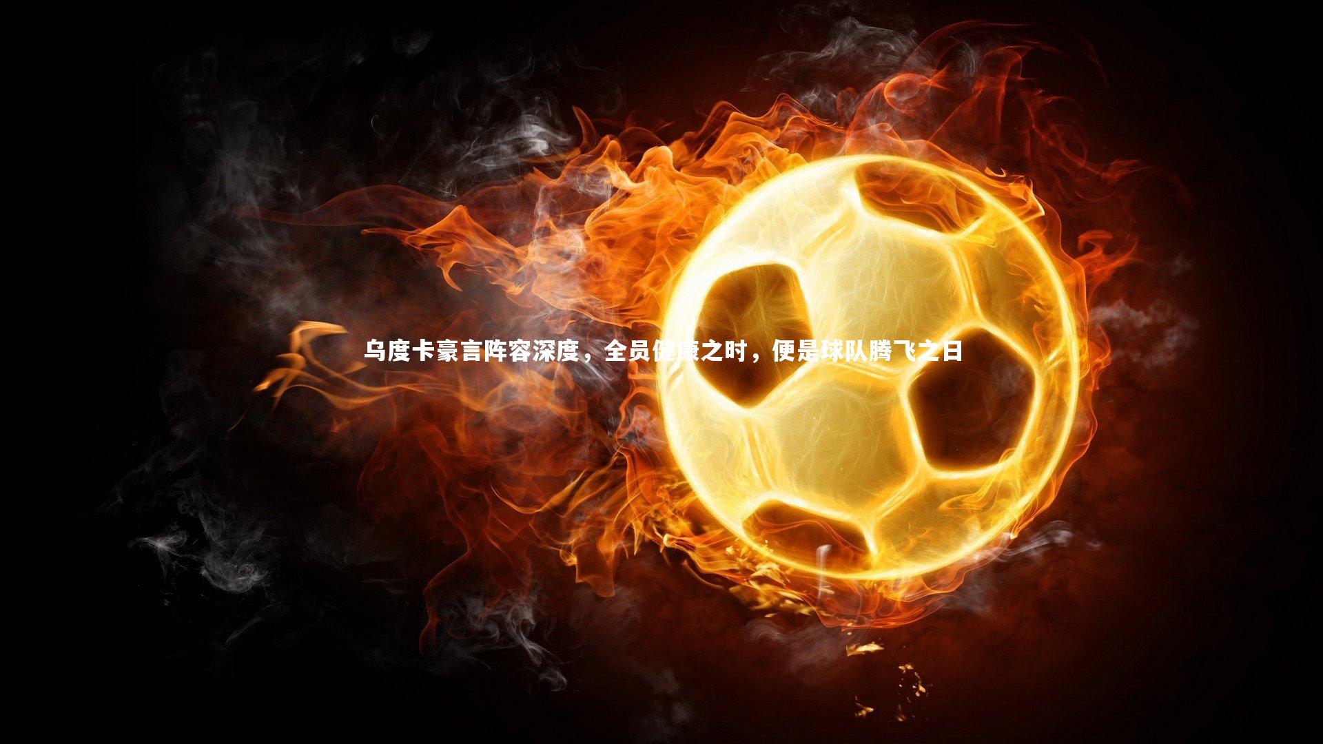 乌度卡豪言阵容深度,全员健康之时,便是球队腾飞之日